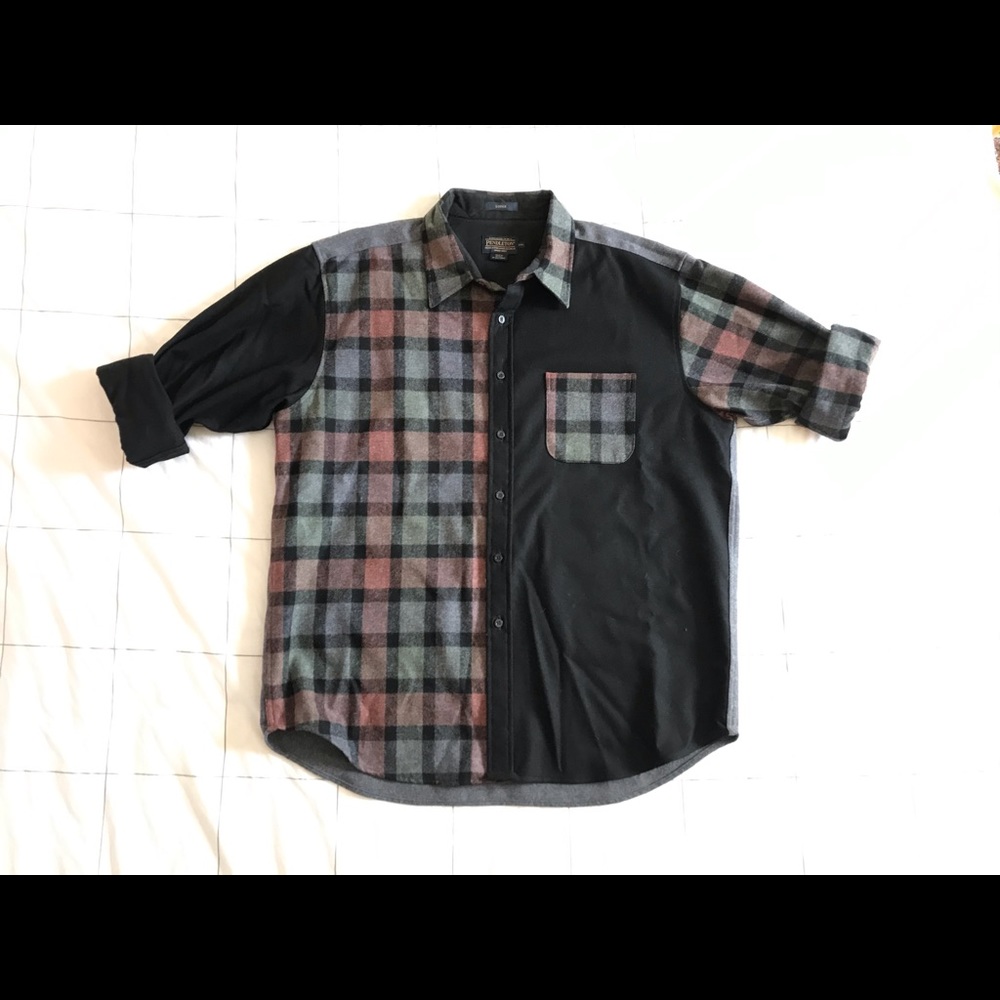Pendleton blocked button down